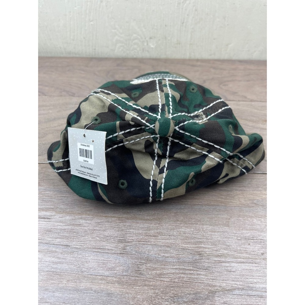 Oh Deer! Hat Men's  Camo Green Brown Reindeer Patch - Picture 4 of 6